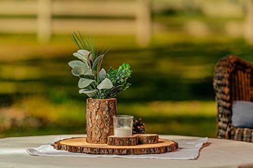 Set of 10 XL (12-14) inch Wood Slices! Wood Slice Centerpieces, Wedding Centerpieces, Thanksgiving Plate Chargers, Wood Slice Plate Chargers, Set of 10 XL (12-14") - Image 6