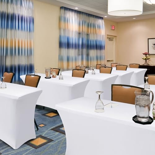 Spandex Table Cloths for 8 foot Rectangle Tables-Fitted Stretch Table Cover - Image 7