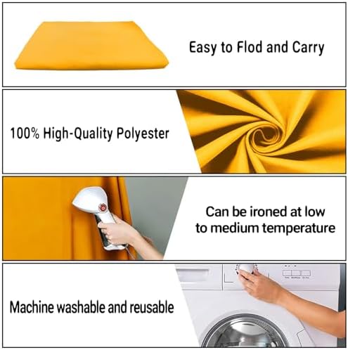 Yellow Photography Backdrop for Photoshoot, Fabric 10x20ft - Image 7