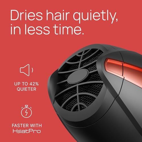 TREZORO Professional Blow Dryer with Diffuser & 2 Nozzles, 2000W, Black - Image 3