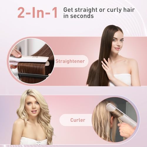 Quico Hair Straightener, 100-240V Dual Voltage Flat Iron Hair Straightener - Image 4