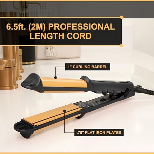 CHI Tourmaline Ceramic 3-in-1 Multi Styler, Onyx Black - Image 6