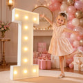 imprsv 4FT Marquee Letters Large Light Up Letters I for Party Decor by Letsmakeitimpressive