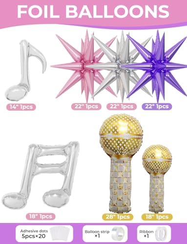 Pink and Purple Balloon Garland Arch Kit，Birthday Party Decor - Image 3