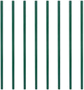 Myard 32'' Classic Hollow Round Iron Heavy-Duty Deck Balusters, Green by Myard