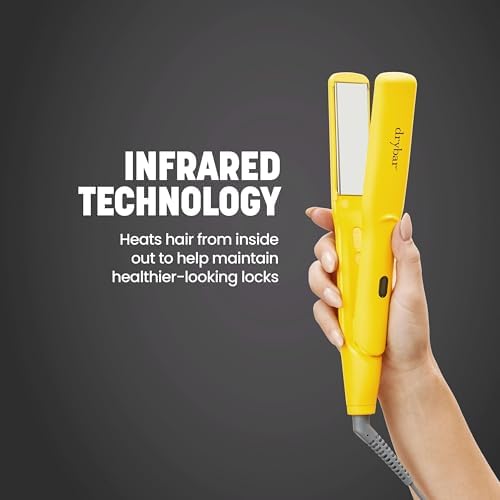 Drybar The Tress Press Straightening Iron - Ionic Technology for Smooth, Shiny Hair - Straighten or Wrap Around Barrel to Create Curls, Waves, or Sleek Styles - Image 4