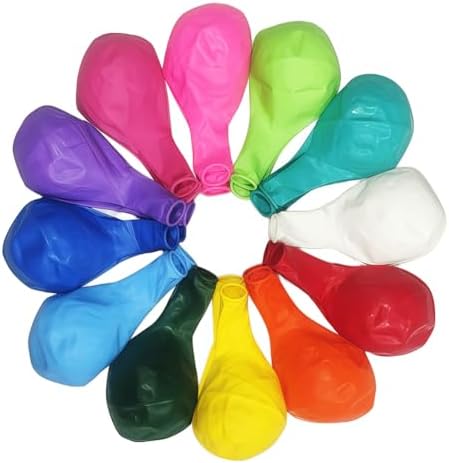 58 Pack Rainbow Balloons 18 Inch Assorted Colors Latex Multicolor Balloon 12 Kinds Colorful Large Balloons for Birthday Wedding Baby Shower Anniversaries Store Party Decorations by BAOKUANHU