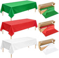 3 Roll 100FT x 54IN Christmas Plastic Tablecloth Roll with Slide Cutter Box by COSINIA