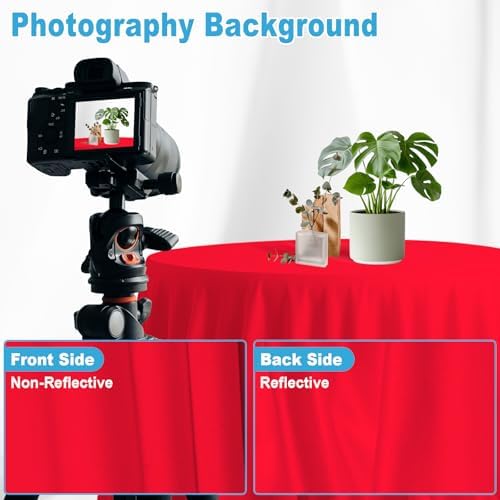 Red Photography Backdrop for Photoshoot, Fabric, 7x10 FT - Image 7