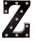 Foaky Black LED Marquee Number Lights Sign Light Up Marquee Number Lights Sign for Night Light Wedding Birthday Party Battery Powered Christmas Lamp Home Bar Decoration by Foaky