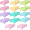 14 Pack Pastel Table Cloths for Parties, 54 x 108 Inch by BCCSNNM