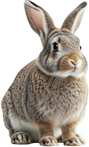 Rabbit 6FT Life Size Cardboard Cutout, 1 PC by DP+BOUTIQUE