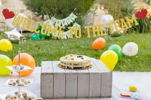 Welcome to The Team Banner - Welcome Banner for Office - The Office Party Decorations Gold - Image 6
