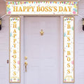 SmoothNovelty 3 Pcs Yellow Happy Boss's Day Banner by SmoothNovelty