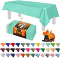 Grandipity Plastic Table Cloth Disposable 12 Pack 54” x 108” Rectangle by Grandipity