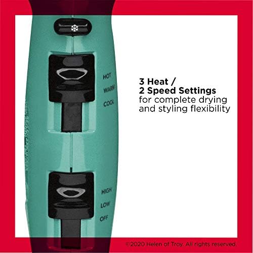 Revlon Volume Booster Hair Dryer | 1875W for Voluminous Lift and Body, (Green) (Pack of 2) - Image 4