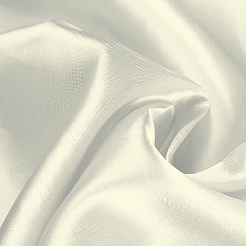 Balsa Circle 10 pcs 72x72 inch Ivory Square Tablecloth Satin Fabric Overlays Linens | Table Cloths Cover for Wedding Party Banquet Reception Events Decoration Kitchen Dining Events Kitchen Dining - Image 5