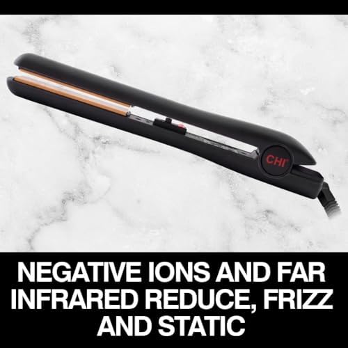 CHI Tourmaline Ceramic Series Flat Iron, Hair Straightener, 1" Iron - Image 2