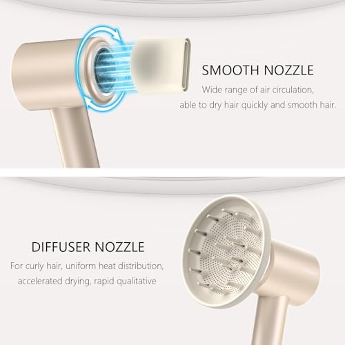 Faster Drying All Hair Types Hair Dryer,Ionic Blow Dryer(Iridescent) - Image 7