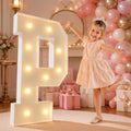 imprsv 4FT Marquee Letters Large Light Up Letters P for Party Decor by Letsmakeitimpressive