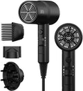 AINA Hair Dryer with Diffuser,Comb Full-Featured Blow Dryer 110V(Black) by Aina