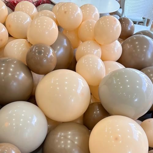 Voircoloria 90pcs Pastel Orange Balloons Garland Arch Kit, 18 12 10 5 Inch - Image 4