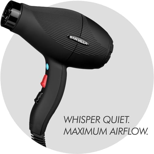 Sam Villa Professional Ionic Hair Dryer, Variable Speed & Heat - Image 3