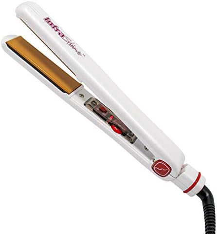 Redline Professional 1" Flat Iron, White Hair Straightener by INFRASHINE