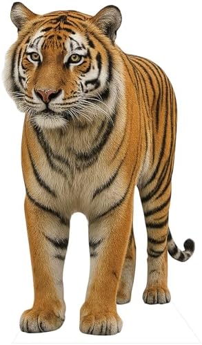 Tiger Life Size Animal Standup Cardboard Cutout, 5FT, 1 PC by Unknown