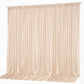 30x10ft Light Apricot Backdrop Curtain Panels for Parties - Wrinkle Free Polyester Photo Curtain Backdrop Wedding Back Drop Fabric Drapes for Party Decorations Background for Photography by WishCare