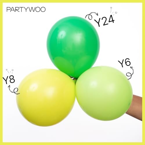 PartyWoo Lime Green Balloons 50pcs Light Pastel Kelly Green Color 12 Inch - Image 4