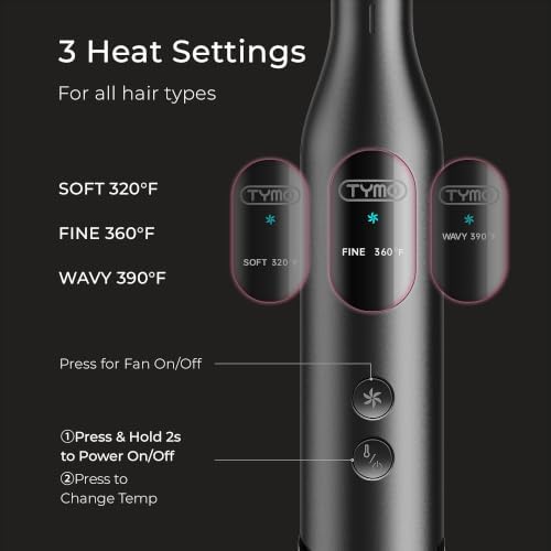 TYMO Airflow Mini Pro Curling Iron for Short Hair, 0.7" Mini Flat Iron - Image 7