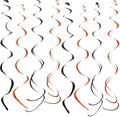 BEISHIDA 20Pcs Black Orange Hanging Swirls Halloween Birthday Ceiling Decor by Beishida