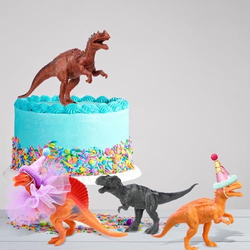 Weysat 27 Pcs Dinosaur Cake Toppers Birthday Decorations Animal Theme Set - Image 5