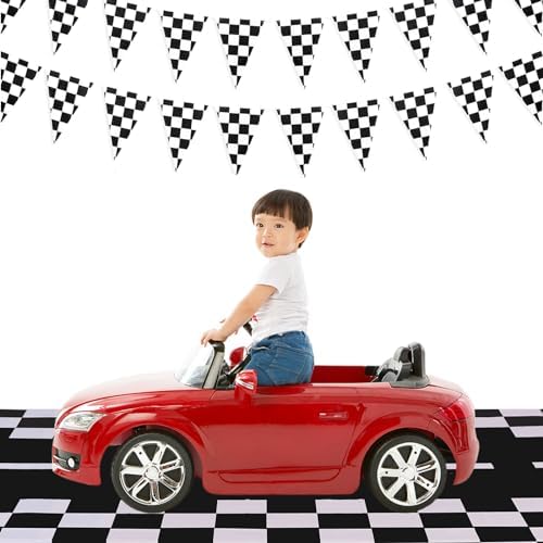 Kesfey Race Car Plastic Table Cloths Monster Truck Table Cloths 3 Packs - Image 6