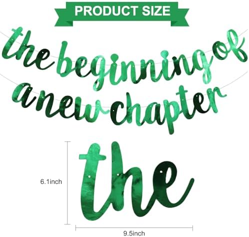 BEISHIDA Bright Green Pre-Strung The Beginning of A New Chapter Banner - Image 3