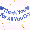 Thank You Banner Appreciation Banner for Appreciation Decorations Teacher Thanks Volunteer Events Office School Organization Thank You Parties (Blue) by Unknown