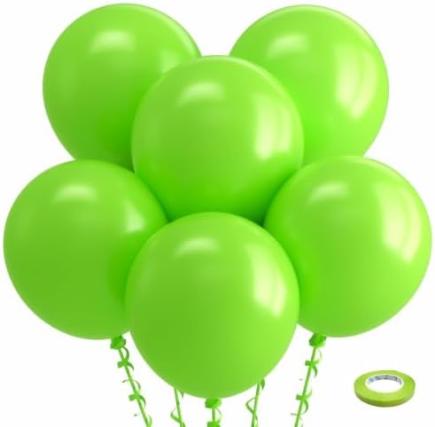 Bezente Lime Green Balloons 18 Inch 30 Pack Latex Large Thick by Bezente