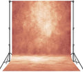 Abstract Photography Backdrop for Photoshoot 8x10ft,Brick Red,No Stand by Haboke