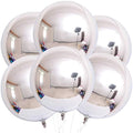 KatchOn Silver Balloons - 22 Inch, Pack of 6, Silver Foil Balloons by KatchOn