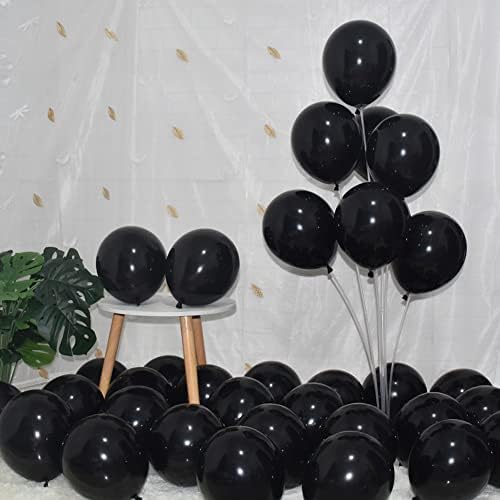 400 Pack Black Balloons, 5 Inch Black Latex Balloons Helium Balloons Party Decorations Supplies by BAOKUANHU