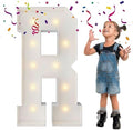 3FT Marquee Letters, Large Light Up Letters R for Prom Party Decor by MerryMosaics