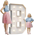 4FT Light Up Marquee Letter B - Large Foam Board Mosaic Kit by Teebloom