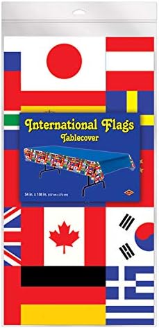 Beistle International Flag Plastic Tablecover (Pack of 2) - Image 5