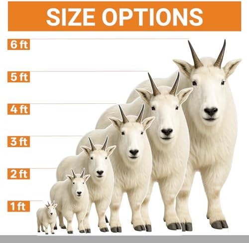 Mountain Goat 2FT Life Size Cardboard Cutout Standup, 1 PC - Image 2