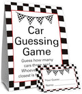 Race Car Birthday Party Decoration,Birthday Party Activities 50 Cards and Sign by Unknown