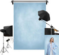 Kate 6.5x10ft/2x3m Light Blue Backdrop Texture Photography Backgrounds Portrait Photo Shoot Studio Props by KateBackdropforPhotography