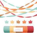 AOBKIAT Fall Colorful Streamers Party Decorations,5 Rolls by aobkiat