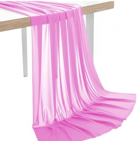 100 Yard Chiffon Fabrics, 44" Wide, Lightweight, Sheer – Bubblegum Pink by MDS