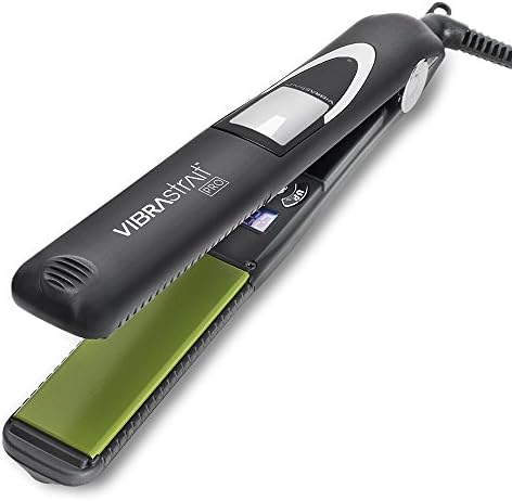 Vibrastrait Pro Vibrating Ceramic Tourmaline Ionic Flat Iron, 1-inch by Brocato